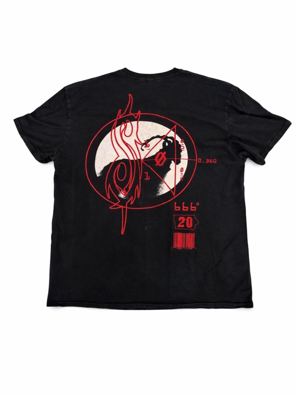 Slipknot Iowa Graphic Band T-Shirt Size XL Black Double-Sided Metal Tee - Picture 2 of 6